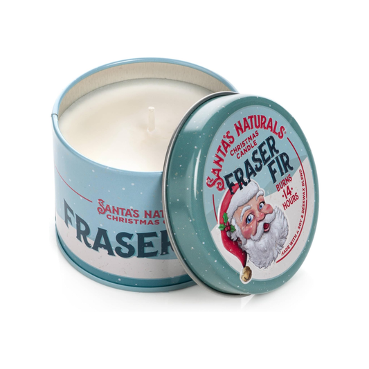 Santas Natural Candle Soy Beewax 3.5oz