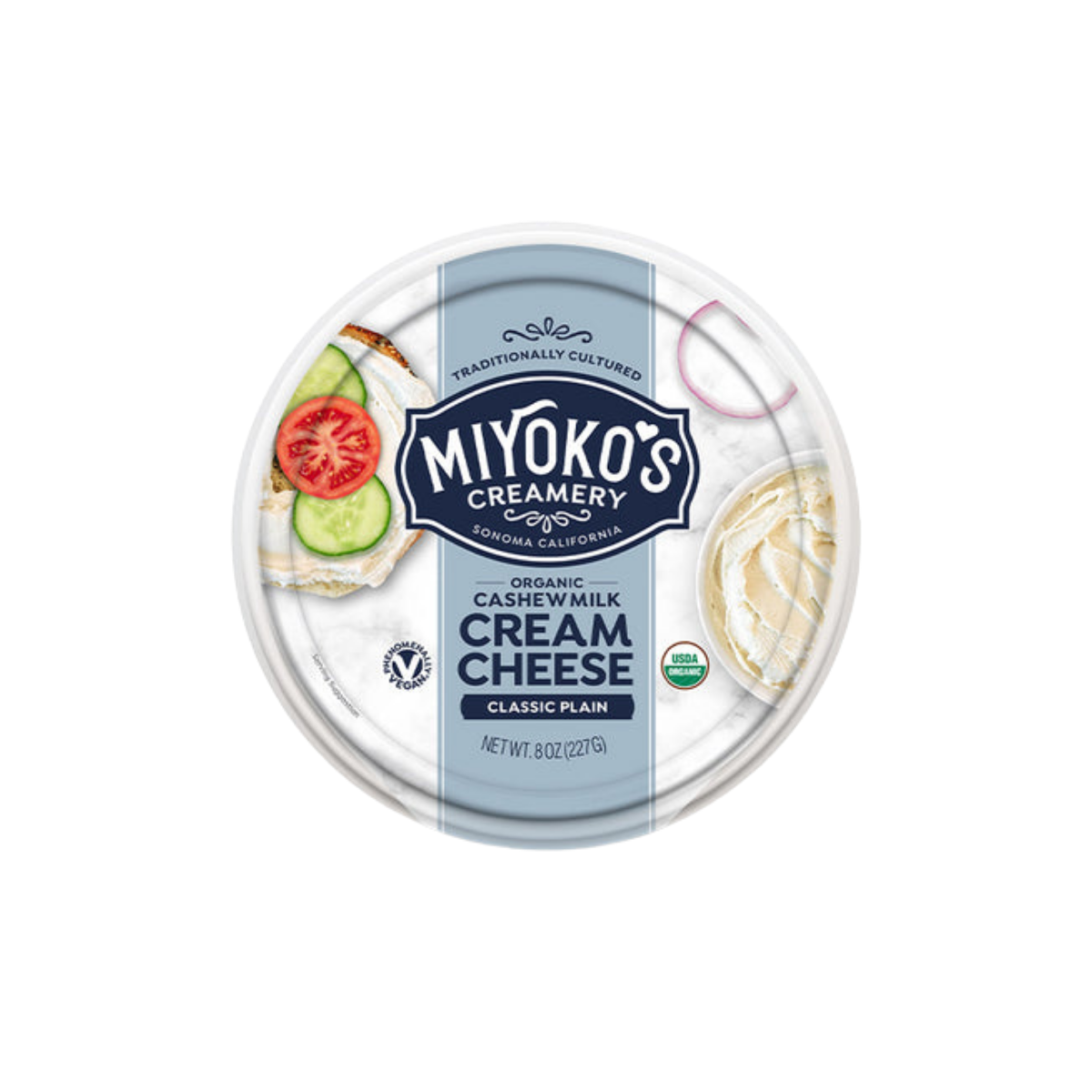 Miyoko's Organic Cultured Vegan Cream Cheese - Classic Plain 8oz