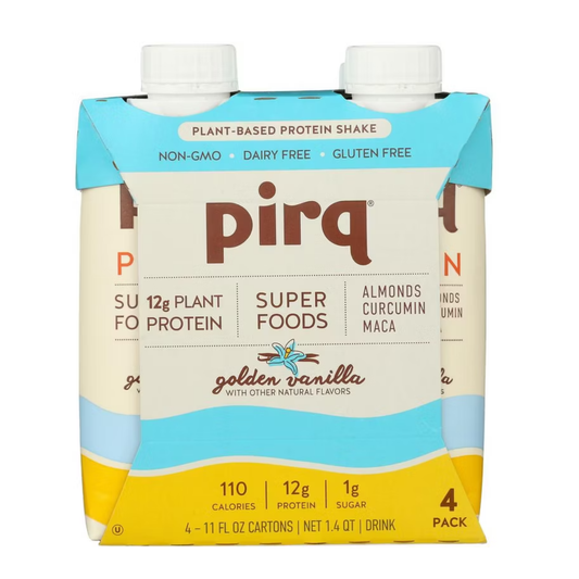Pirq Plant Protein Superfoods Shake Dairy Free Golden Vanill 4c