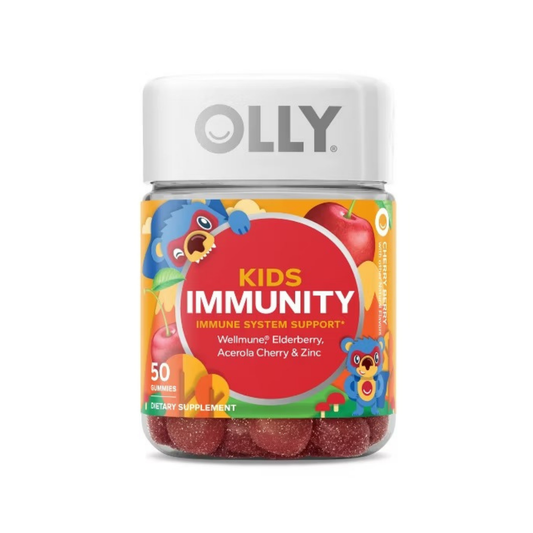 OLLY Kids Immunity Elderberry Gummies Cherry Berry 50c