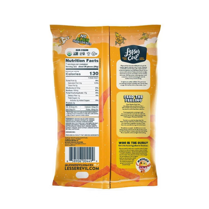 LesserEvil Cheezmos Cowboy Cheddar Puffs 7oz
