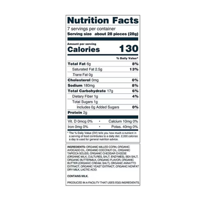 LesserEvil Cheezmos Cowboy Cheddar Puffs 7oz