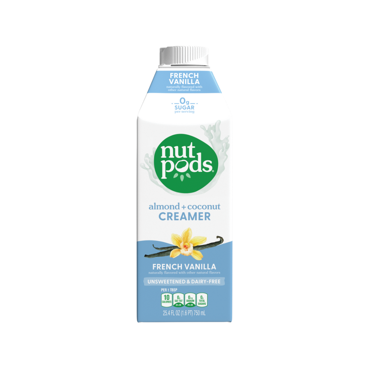 Nutpods Unsweetened French Vanilla Creamer 25.4oz