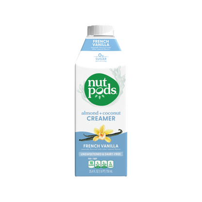 Nutpods Unsweetened French Vanilla Creamer 25.4oz