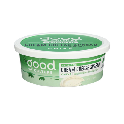 Good Culture Pasture Raised Probiotic Chive Cream Cheese Spread 7oz