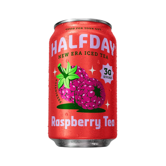HalfDay Tea Iced Prebiotic Raspberry 12 fl oz