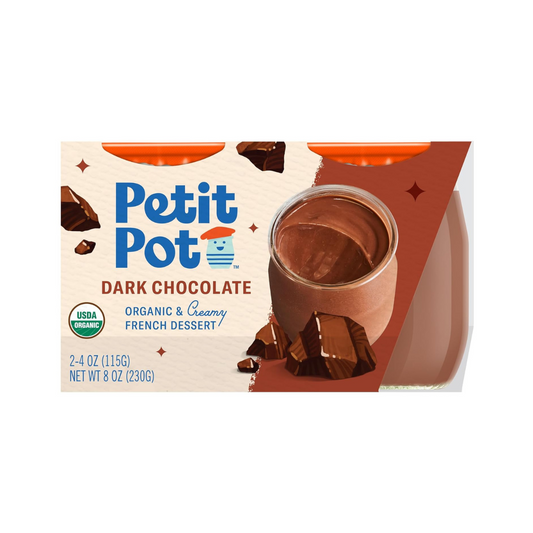 Petit Pot Dark Chocolate Pudding,2c 4.8oz