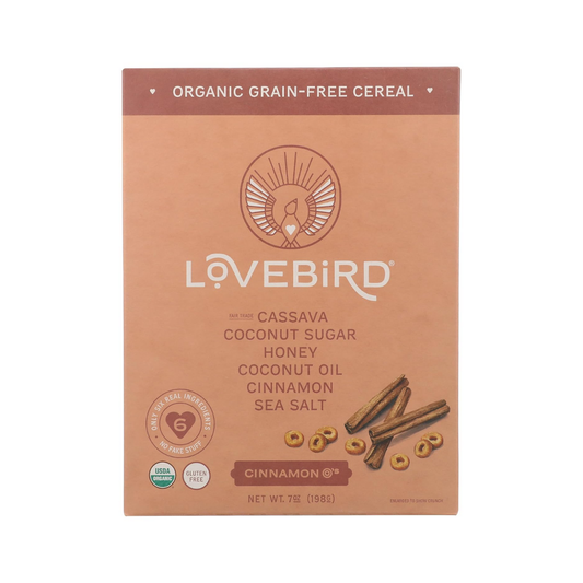 Lovebird Cereal Organic Grain Free Cinnamon 7oz