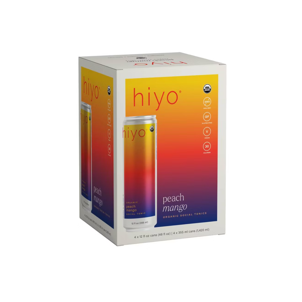 Hiyo Peach Mango Water 4c