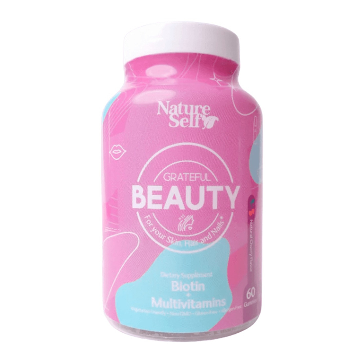 Pure NatureSelf Grateful Beauty and Biotin Multivitaminas 816-60c