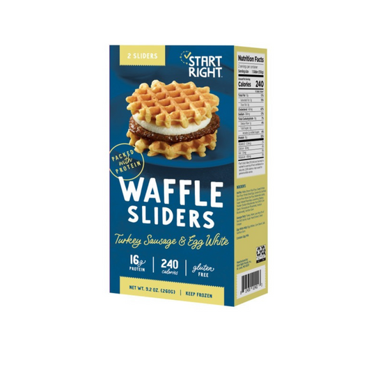 Start Right Waffle Sliders Turkey Sausage & Egg White GF 9.2 oz