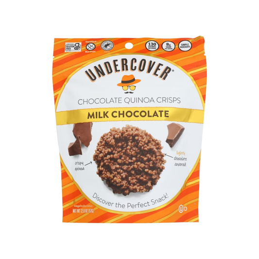 Undercover Milk Chocolate Quinoa Crisps 2oz