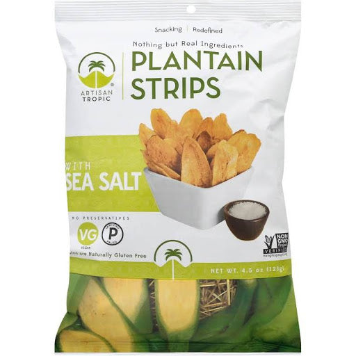 Artisan Tropic Chip Plantain Strip Salt 4.5oz