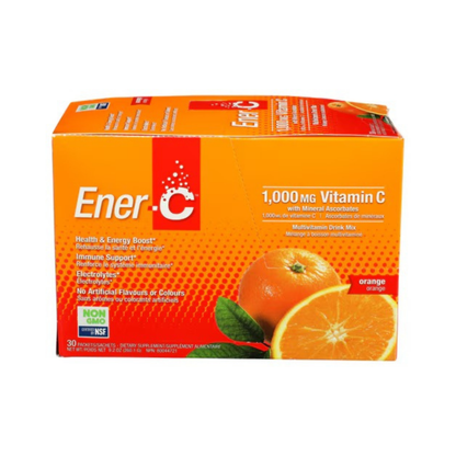Ener-C Vitamin C Multivitamin Drink Mix Orange 1000mg 30c