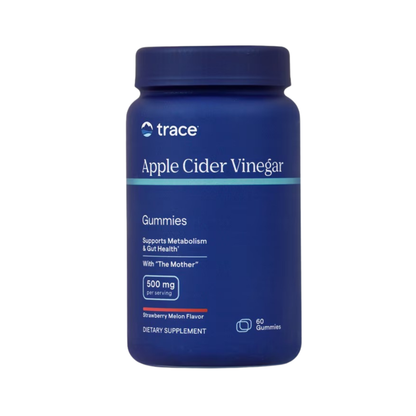 Trace Minerals Apple Cider Vinegar Gummies Strawberry Melon 500mg 60c