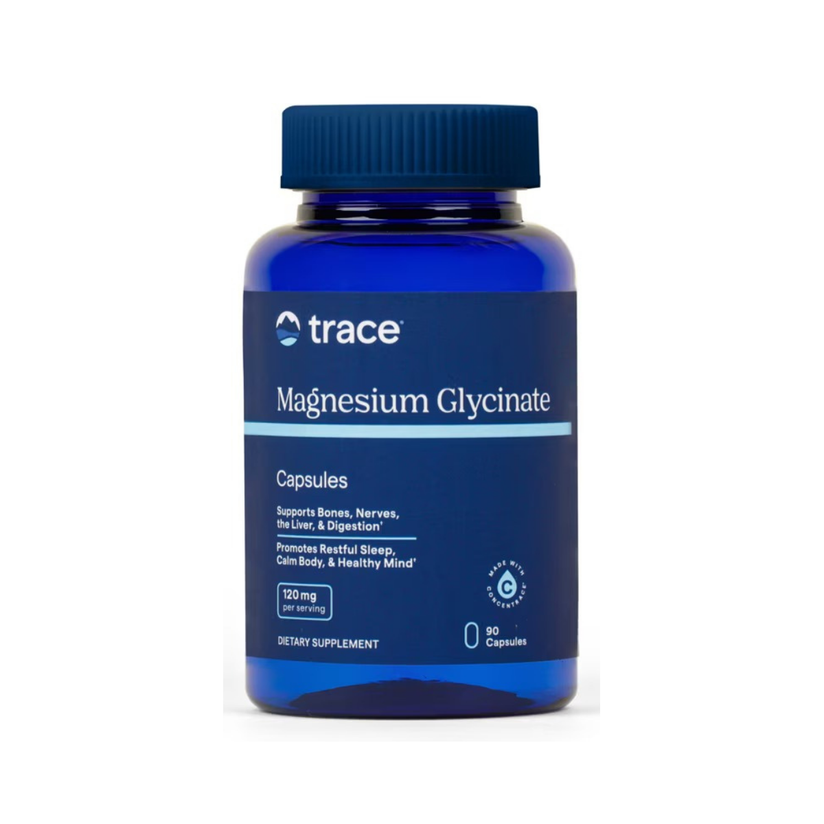 Trace Minerals Magnesium Glycinate 120 mg 90c