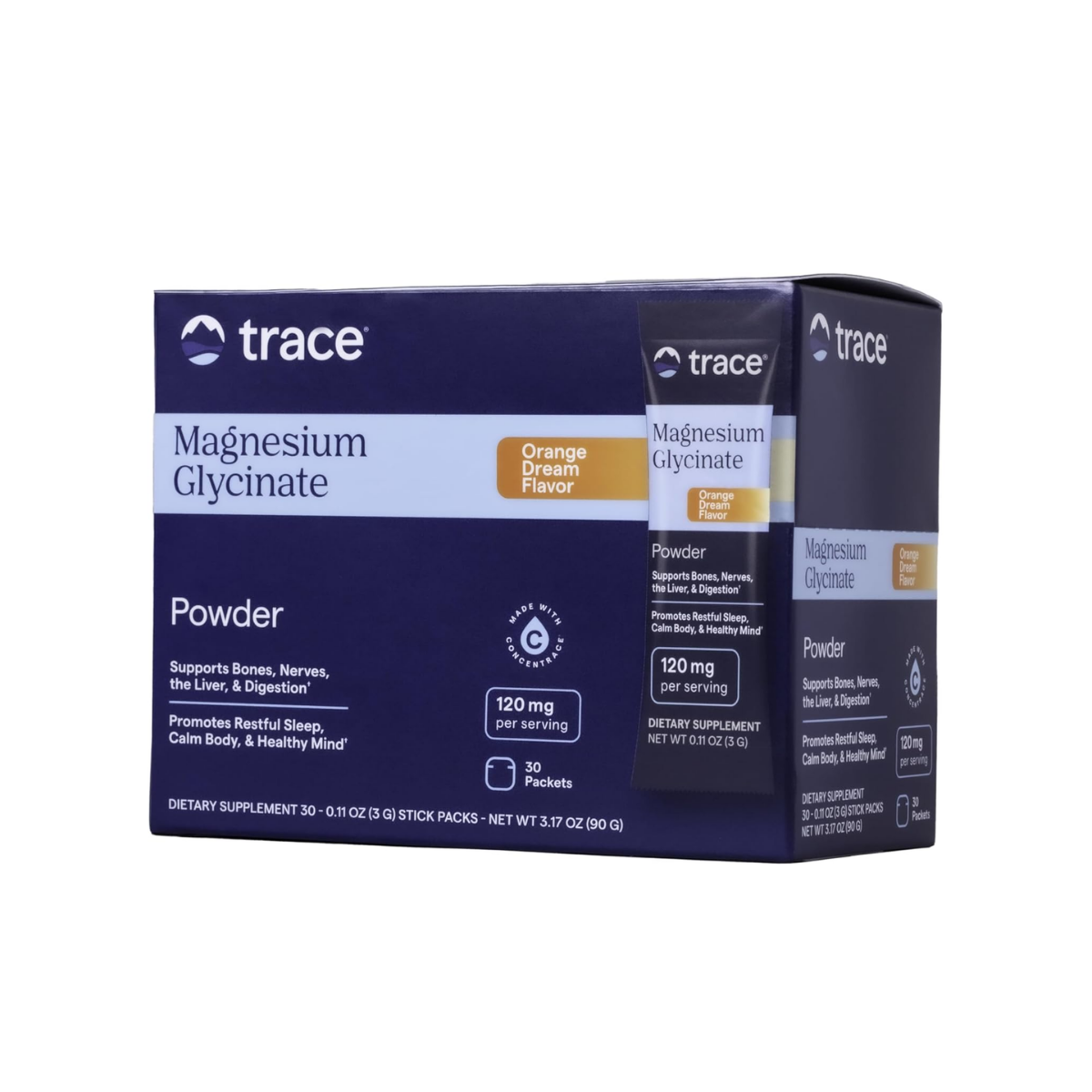 Tracem Magnesium Glycinate Orange Dream 30c