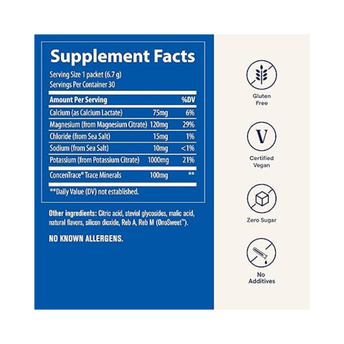 Trace Minerals Keto Electrolyte Powder Strawberry Lemonade 30c