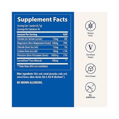 Trace Minerals Keto Electrolyte Powder Strawberry Lemonade 30c