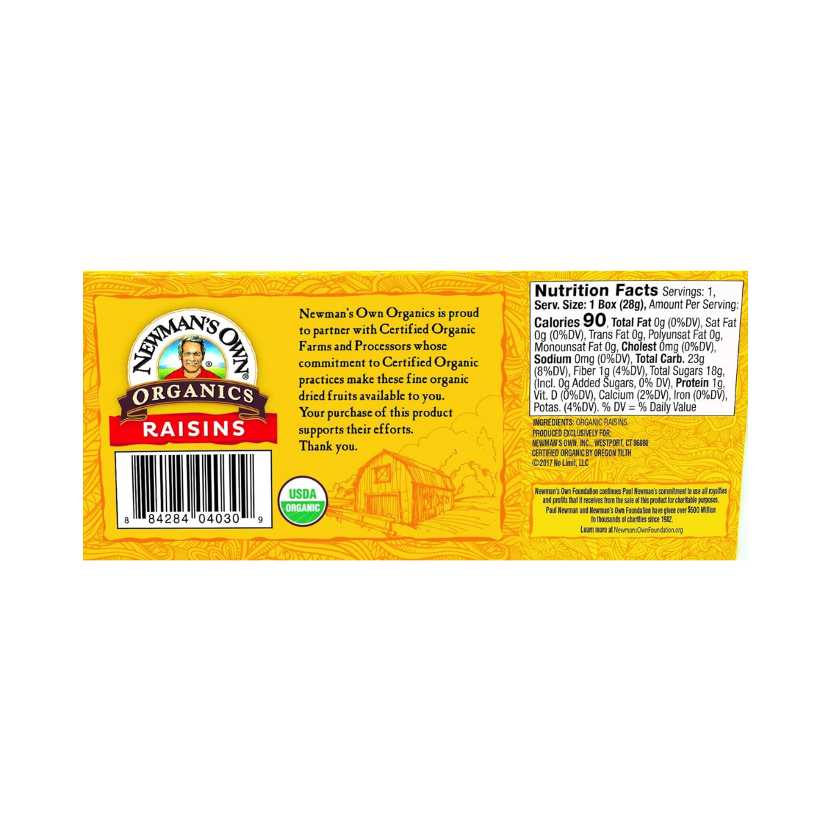 NEWMAN Dry Raisin GF OG 1