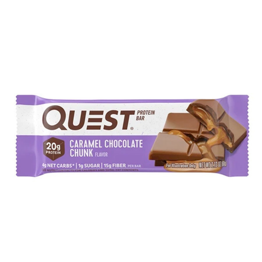 Quest Nutrition Caramel Chocolate Chunk Protein Bar 2.12oz