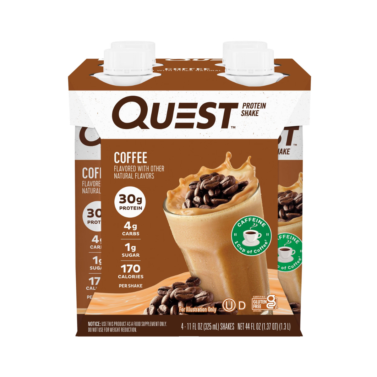 Quest Nutrition Protein Shake Coffee 4c