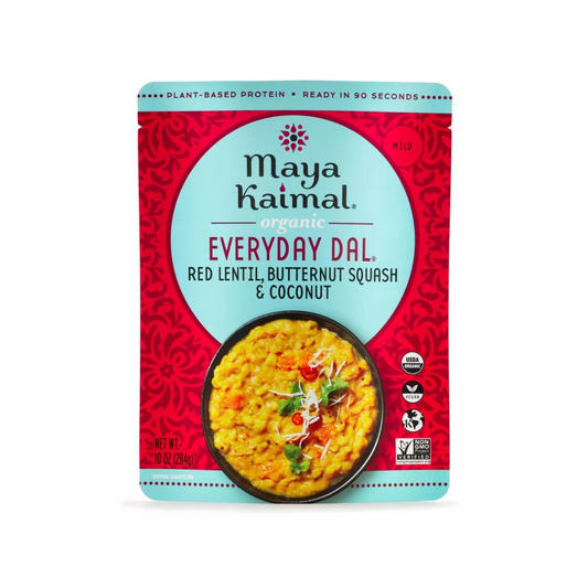 Maya Kaimal Organic Vegan Everyday Dal Red Lentils with Butternut Squash and Coconut 10oz