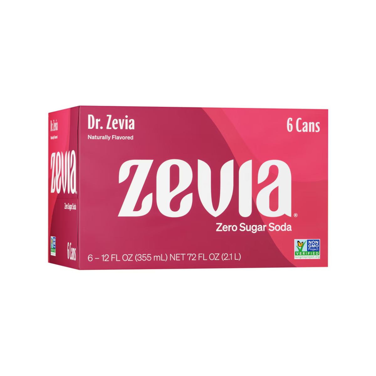 Zevia Non-GMO Zero Calorie Soda Dr. Zevia 6c