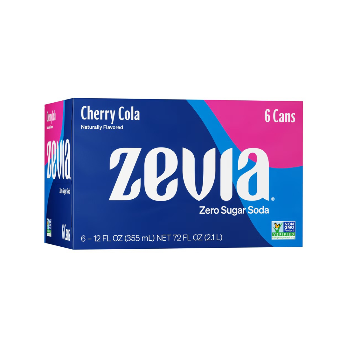 Zevia Zero Sugar Soda Cherry Cola 6c