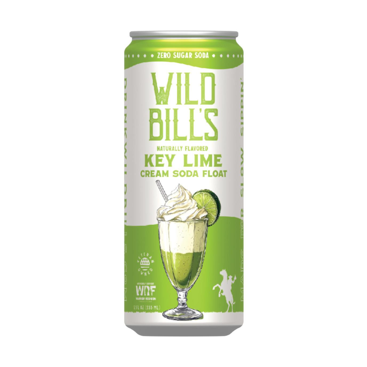 Wild Bill's Zero Sugar Key Lime Cream Soda Float 12fl oz