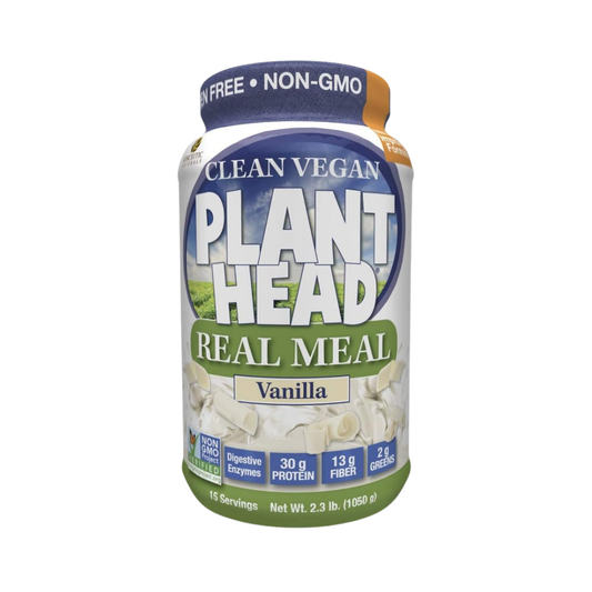 Genceutic Naturals Plant Head Real Meal Vanilla 2.3 lb