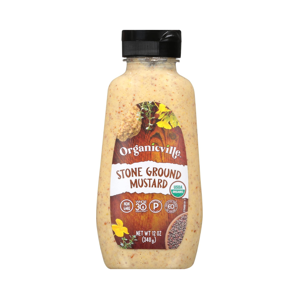 Organic Ville Stone Ground Mustard 12oz