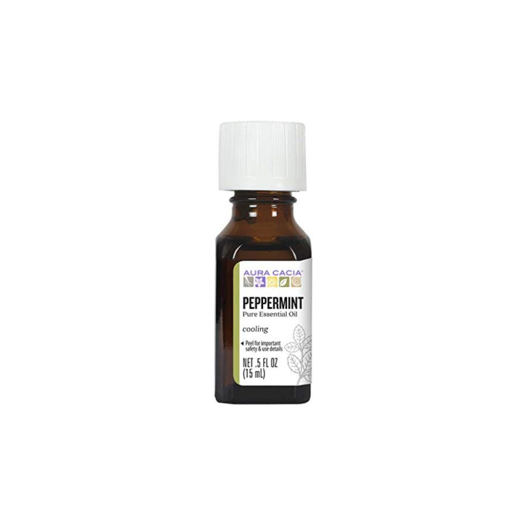 Aura Cacia  Peppermint Essential   Oil .5oz