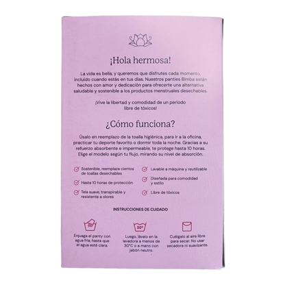 Bimba Underwear Panty Menstrual Dakota S 1c