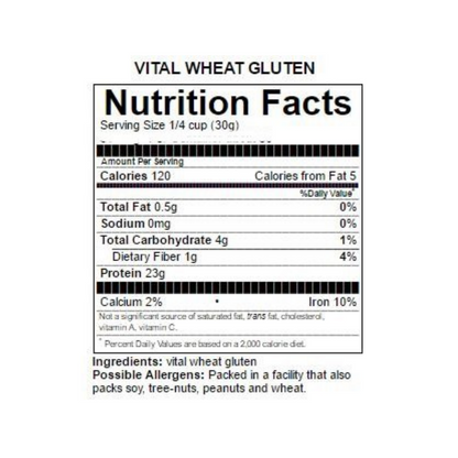 Bulk Flour Vital Gluten Wheat 1 Lb