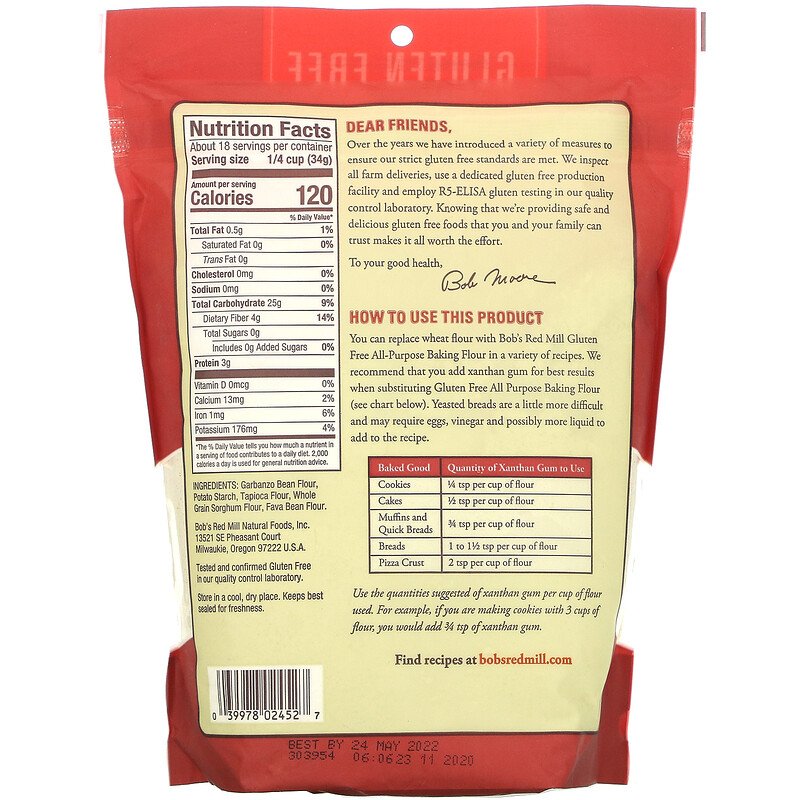 Bob's Red Mill Gluten Free All-Purpose Baking Flour 44oz