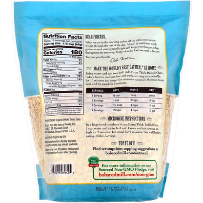 Bob's Red Mill Oats Rolled Thick Extra 32oz