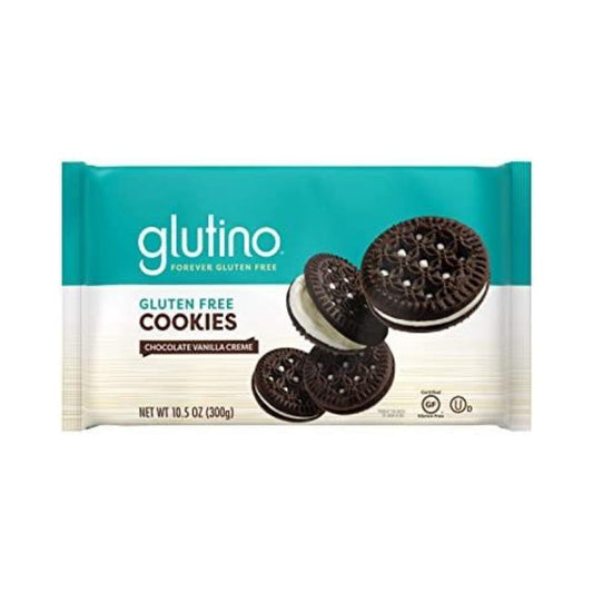 Glutino Chocolate Vanilla Creme Cookies 10oz