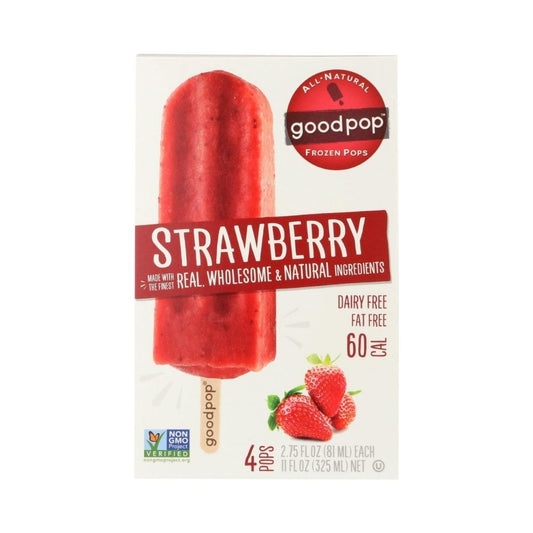 GoodPop Frozen Popsicle Strawberry 4c