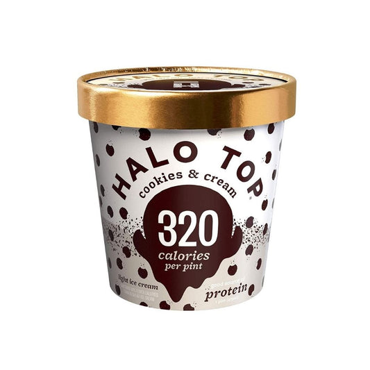 Halo Top Cookies and Cream Ice Cream 16oz