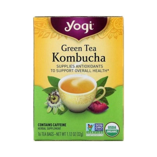 Yogi Tea Grean Tea Kombucha 16c