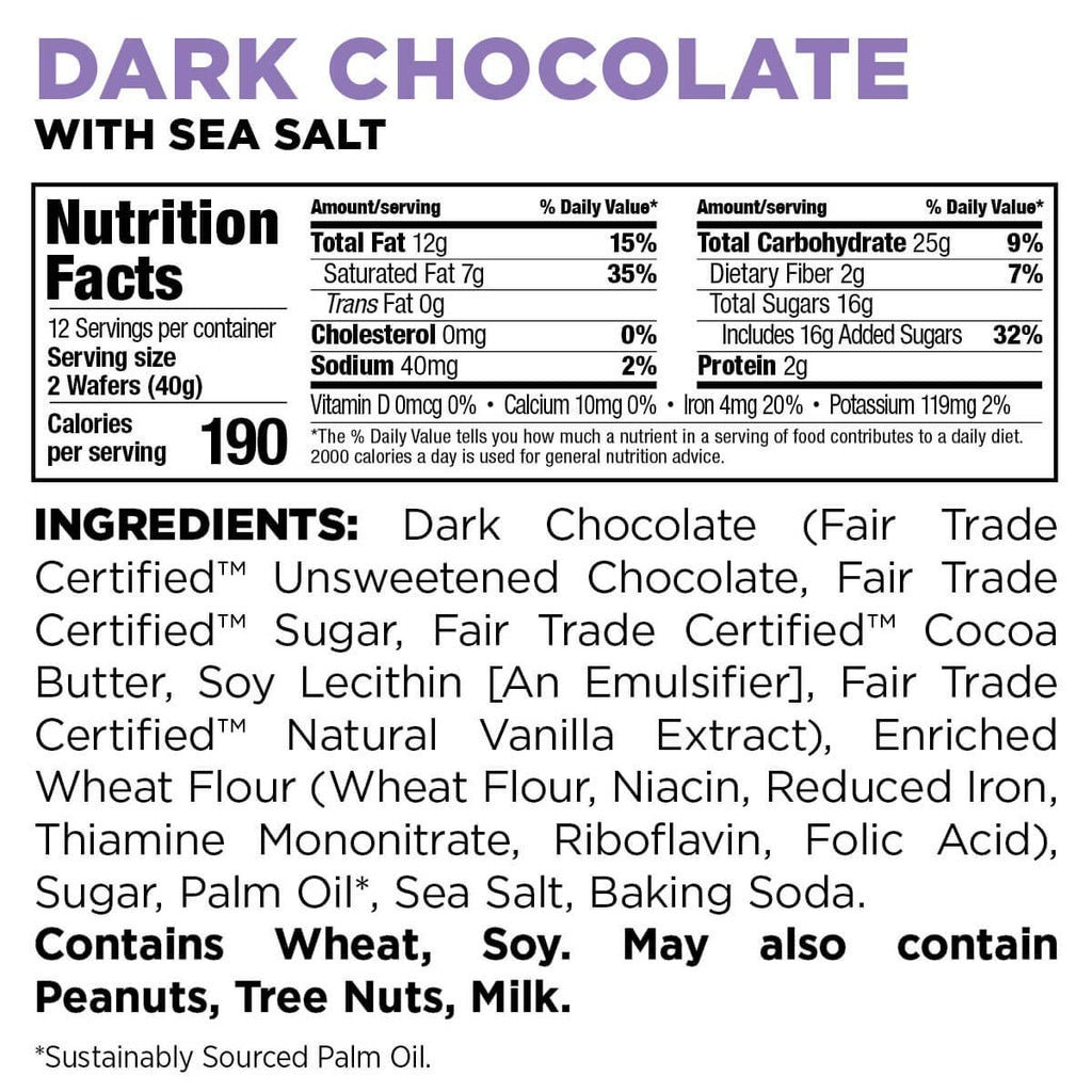 Little Secrets Dark Chocolate Sea Salt Crispy Wafers 1.4oz