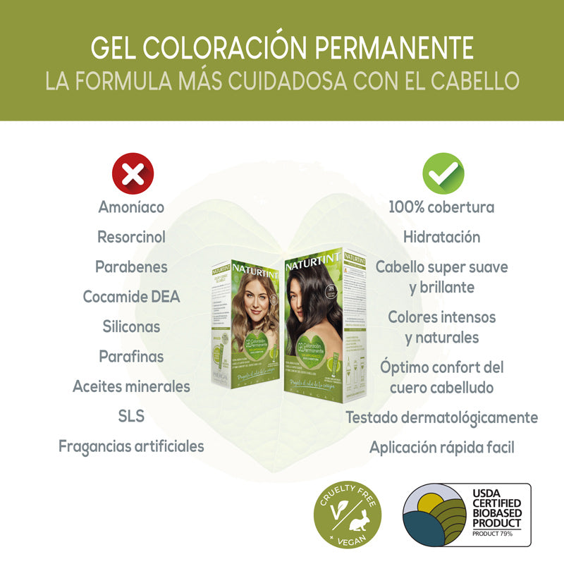 Naturtint Hair Color 05G Castaño Claro Dorado