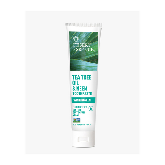 Desert Essence Tea Tree Oil & Neem Wintergreen Toothpaste