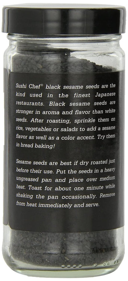 Sushi Chef Seed Sesame Black 3.75oz