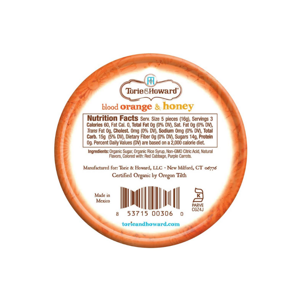 Torie & Howard Hard Candy Blood Orange Honey 2oz