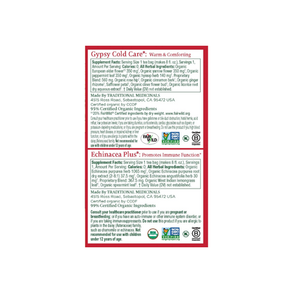 Traditional Medicinal Tea Cold Season Sampler 16c