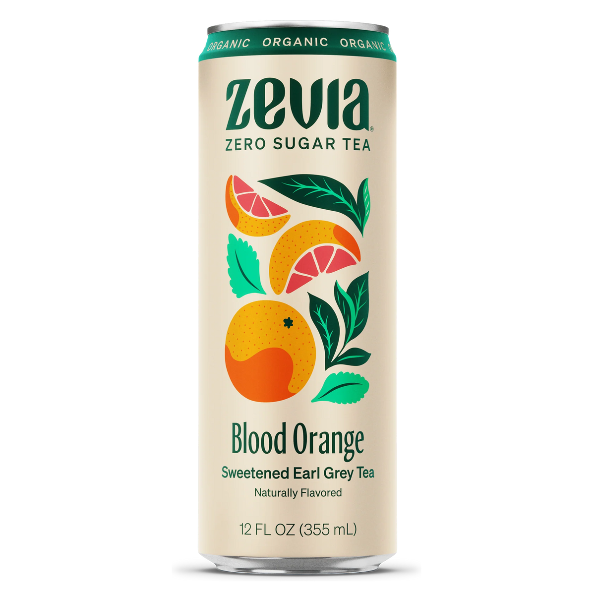 Zevia Organic Earl Grey Tea Blood Orange 12oz