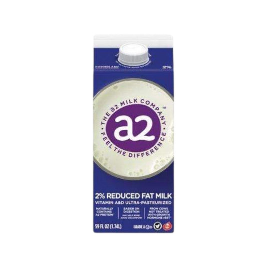 A2 Milk 2% Reduced Fat - 100% Real Milk 59oz