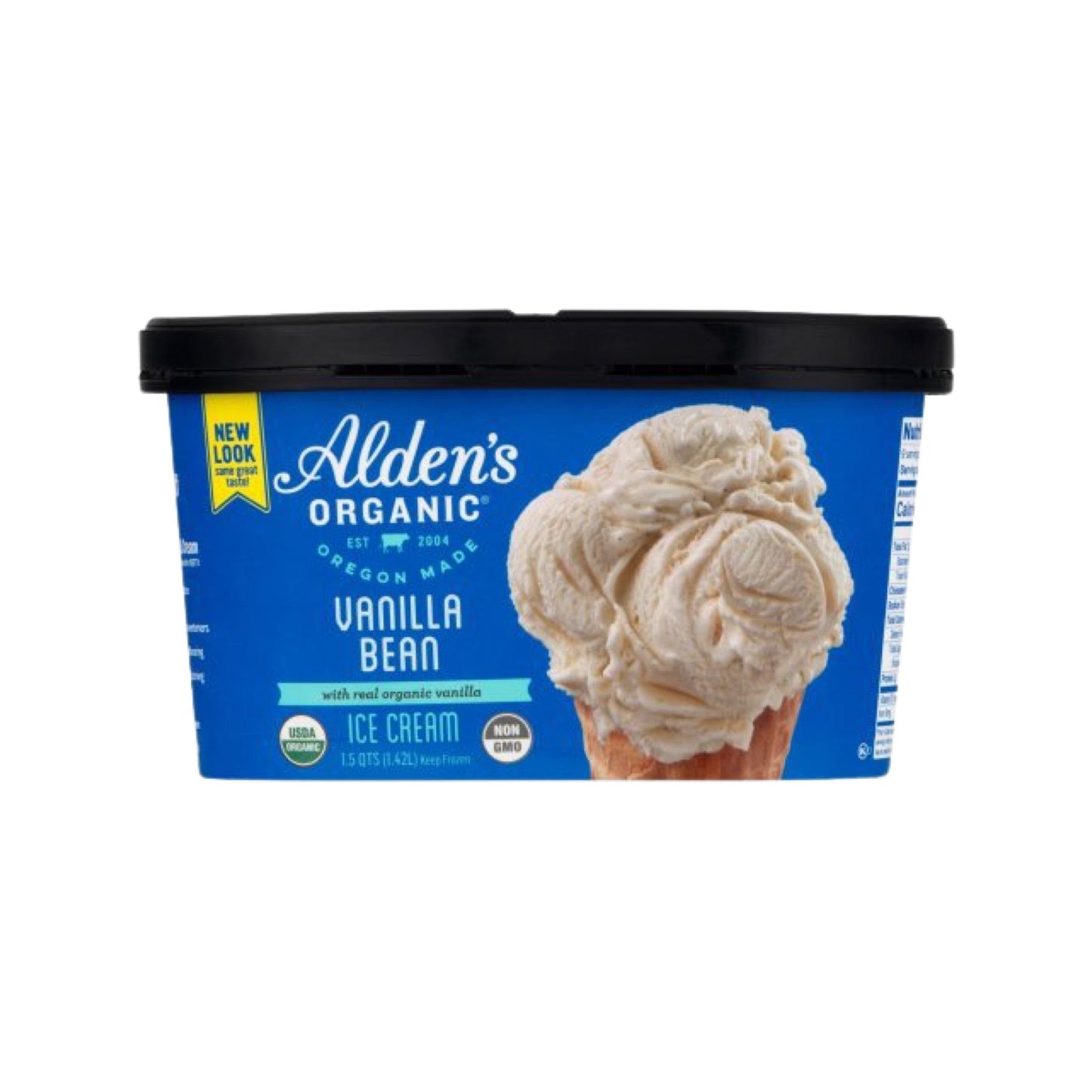 Alden's Organic Vanilla Ice Cream 48oz